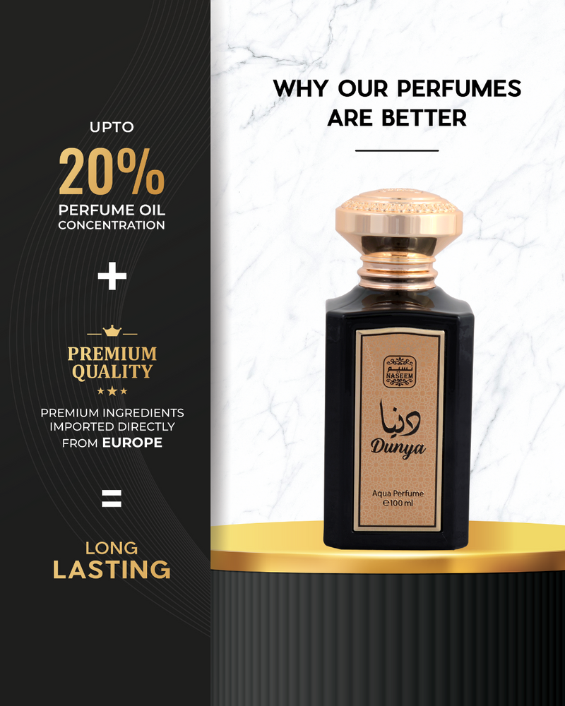 Naseem Dunya Aqua Parfum EDP 100ml | Premium Long Lasting Perfume - TUZZUT Qatar Online Shopping