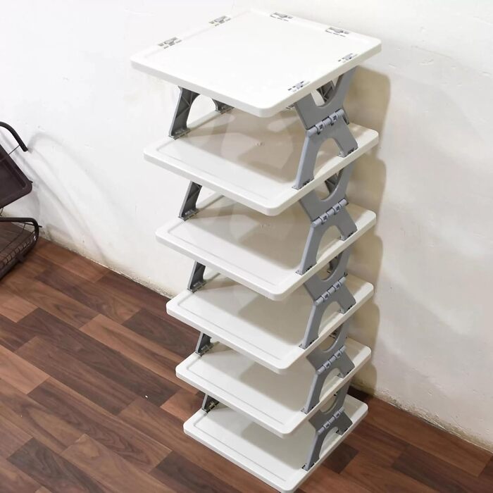 X Shaped Shoe Rack - 6 Layer - TUZZUT Qatar Online Shopping
