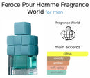 FEROCE Pour Homme EDP Perfume 100ml For Men by Fragrance World - Inspired by Dolce & Gabbana Light Blue Forever - TUZZUT Qatar Online Shopping
