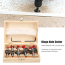 5 Pcs Alloy Steel Hinge Hole Cutter Set - TL1234 - TUZZUT Qatar Online Shopping