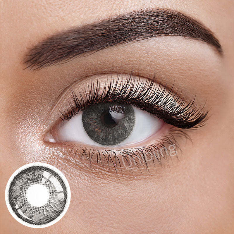 Unibling Marble Black Contact Lenses for Eyes (1 Pair) Unibling Marble Black Contact Lenses for Eyes (1 Pair)