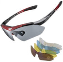 Sports Glasses Polarized With 5 Interchangeable Lenses QW333