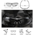 Sports Glasses Polarized With 5 Interchangeable Lenses QW333