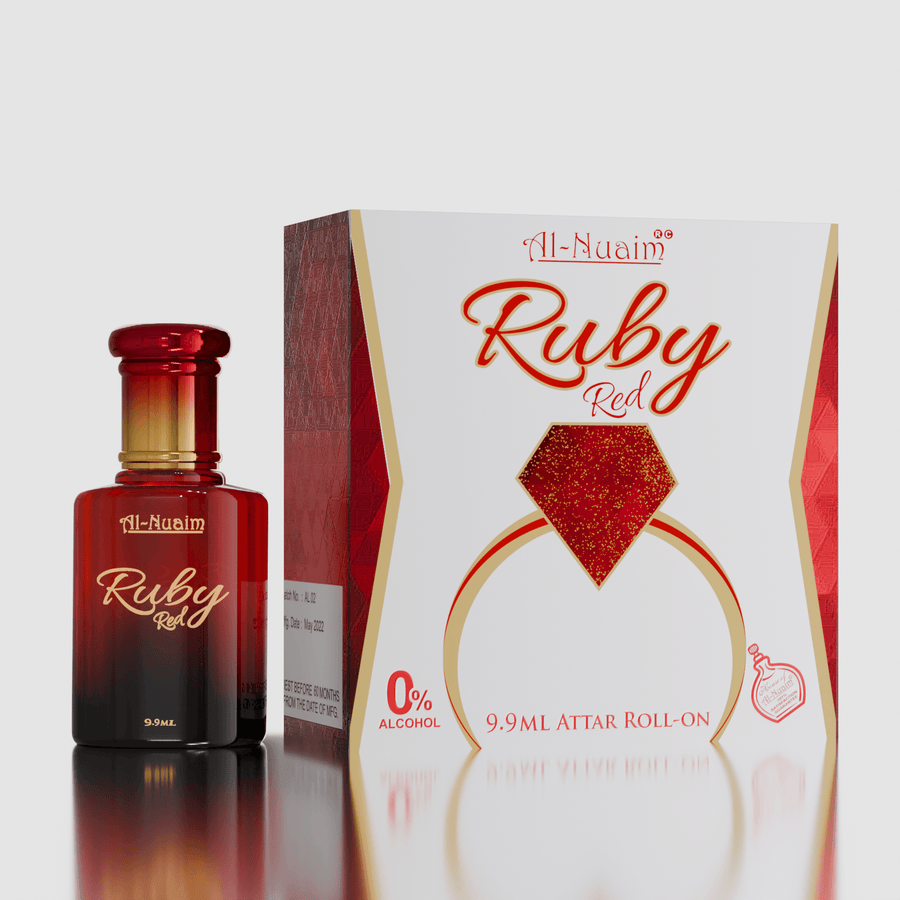 Al Nuaim Ruby Red 9.9ML Attar Roll-On Perfume Al Nuaim Ruby Red 9.9ML Attar Roll-On Perfume