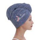 Microfibre Magic Hair Fast Dryer Turban Towel Bath Wrap Hat Quick Dry Cap - Tuzzut.com Qatar Online Shopping