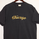 Vintage 1990s Alore Gold Embroidered CHICAGO Single Stitch Black T Shirt  L-8989 - TUZZUT Qatar Online Shopping