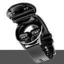 2in1 Waterproof Smart Watch With TWS Bluetooth 5.0 Earbuds Wireless Headset - TUZZUT Qatar Online Shopping