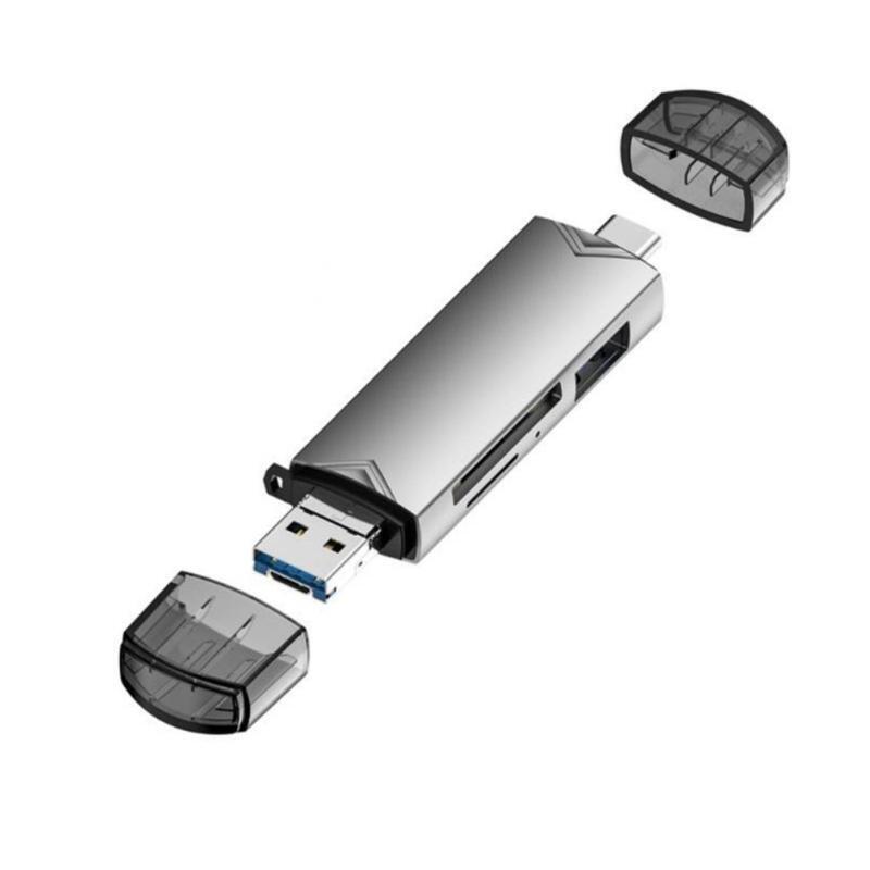 D-398 Multifunctional USB V8 & Type C Card Reader