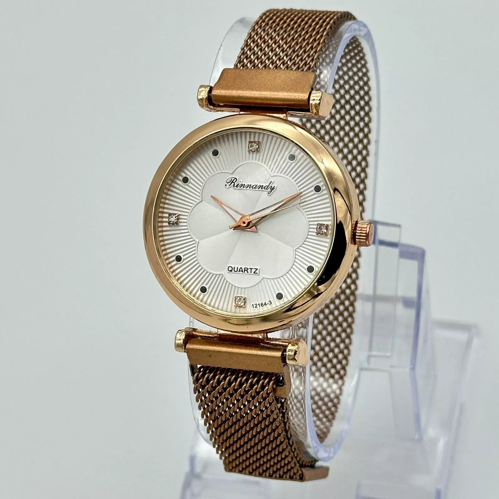 RINNANDY Rose Gold Watch For Women W7690 RINNANDY Rose Gold Watch For Women W7690