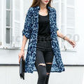 ZANZEA Womens Leopard Print Kimono Tops Cardigan Casual Loose Sun Coat Jacket S3335445 - Tuzzut.com Qatar Online Shopping