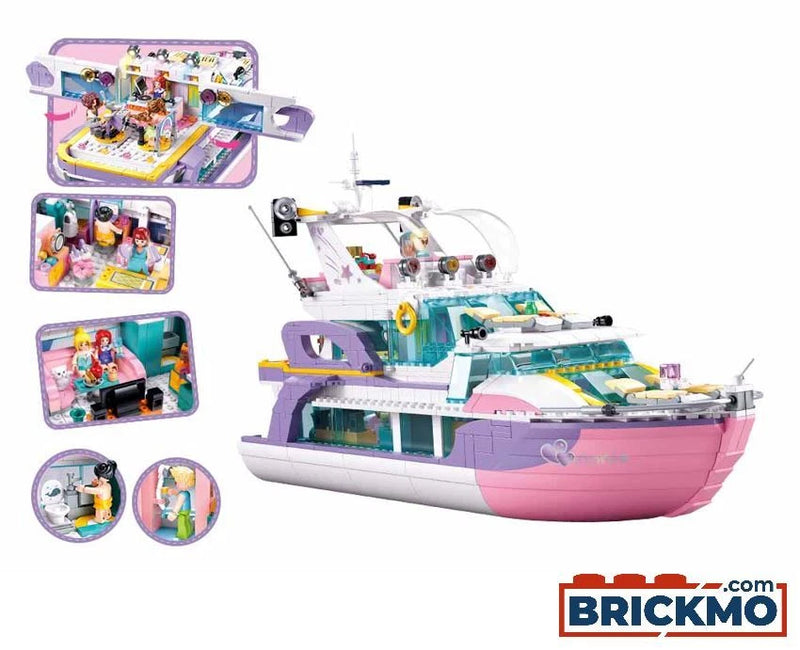 Sluban Dream Luxury Yacht Construction Set M38-B1167 - TUZZUT Qatar Online Shopping