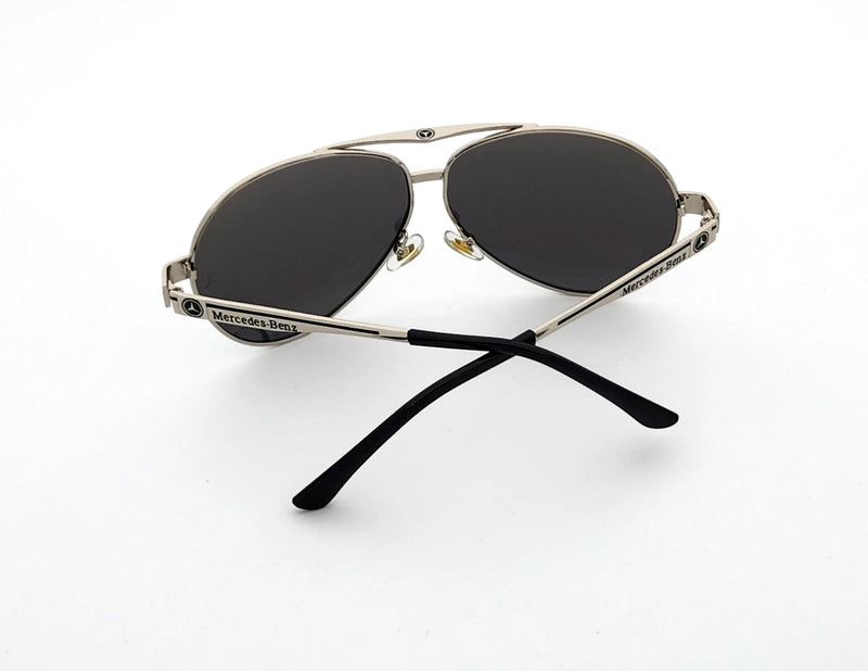 Metal Aviator Silver Frame Sunglasses MB9900 - TUZZUT Qatar Online Shopping