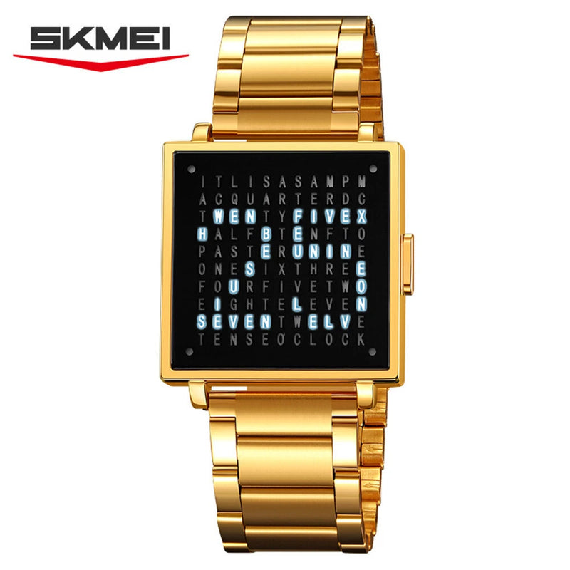 New Design Mens Square LED Digital Watch SKM2388 - TUZZUT Qatar Online Shopping
