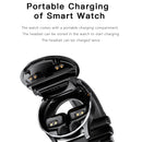 2in1 Waterproof Smart Watch With TWS Bluetooth 5.0 Earbuds Wireless Headset - TUZZUT Qatar Online Shopping