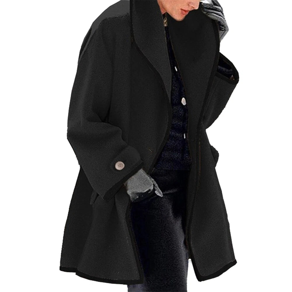 Women's Baggy Hooded Trench Coat 27104 Women's Baggy Hooded Trench Coat 27104