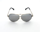 Metal Aviator Silver Frame Sunglasses MB9900 - TUZZUT Qatar Online Shopping