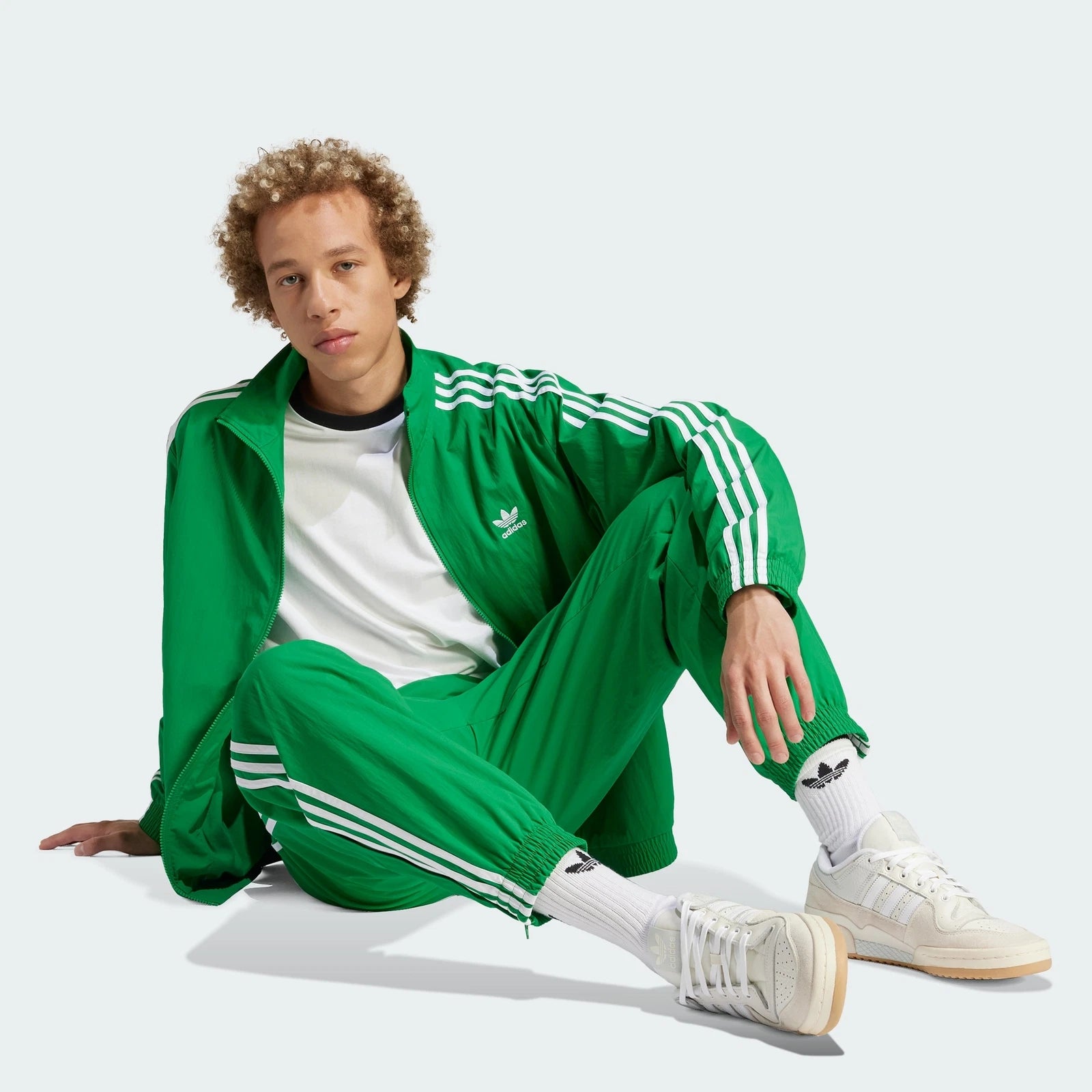 Woven Firebird Green Track Top A42 Woven Firebird Green Track Top A42