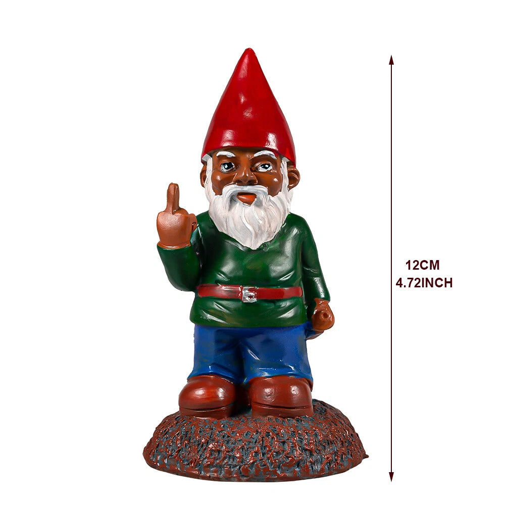 Naughty Garden Gnome for Lawn Ornament Funny Dwarfs For Indoor Outdoor 12Cm Naughty Garden Gnome for Lawn Ornament Funny Dwarfs For Indoor Outdoor 12Cm