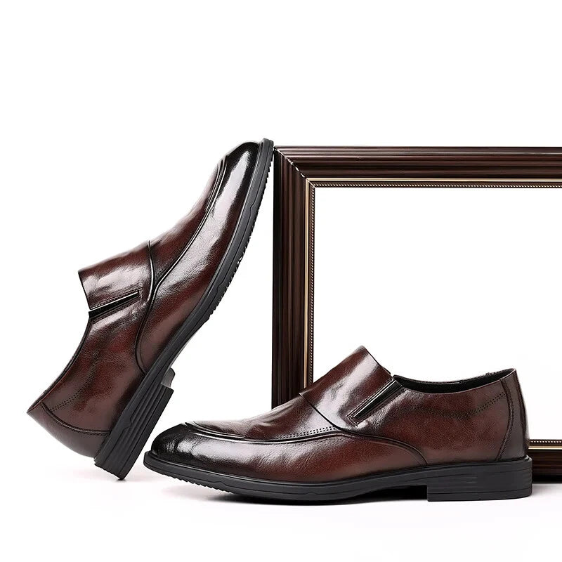 Toucilion Leather Flat Business Shoes 8716 Toucilion Leather Flat Business Shoes 8716