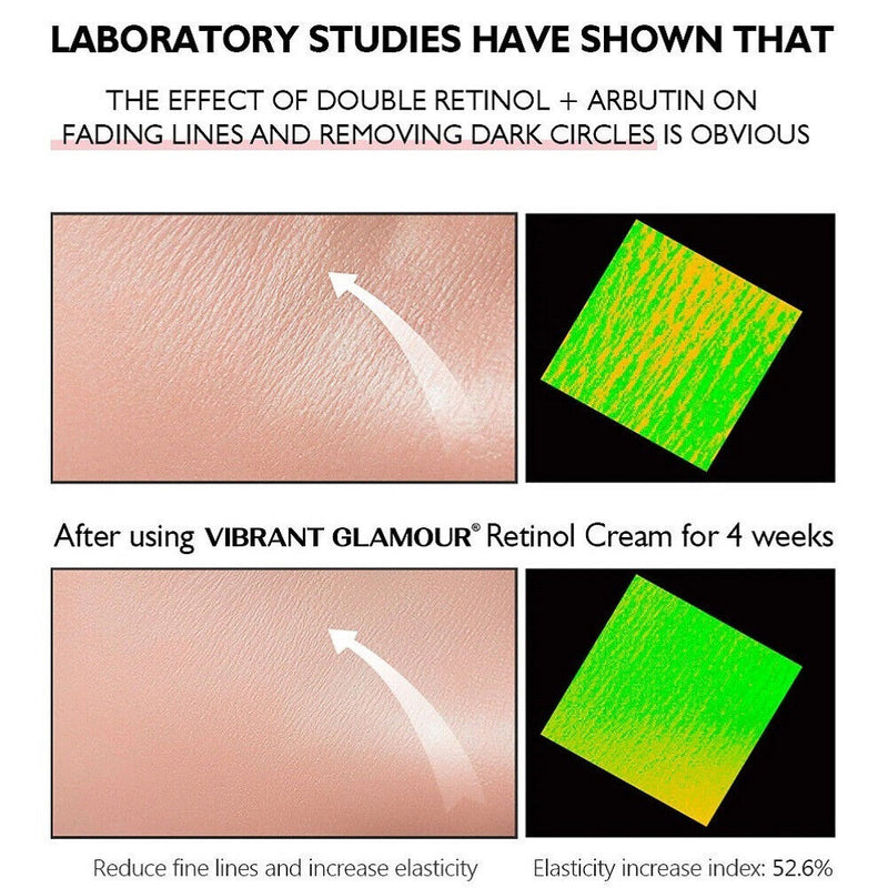 VIBRANT GLAMOUR Retinol Face Serum Moisturizing Anti-Aging Anti-Wrinkle Firming