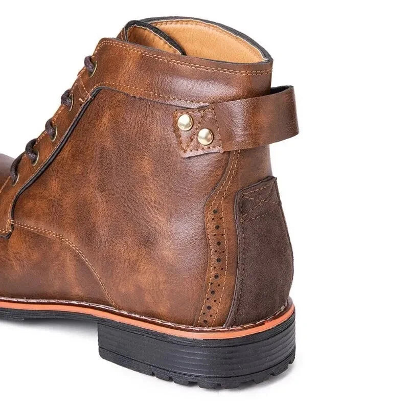 Brown Lace Up Ankle Chukka Boots 6078 - TUZZUT Qatar Online Shopping