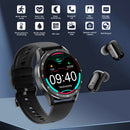2in1 Waterproof Smart Watch With TWS Bluetooth 5.0 Earbuds Wireless Headset - TUZZUT Qatar Online Shopping