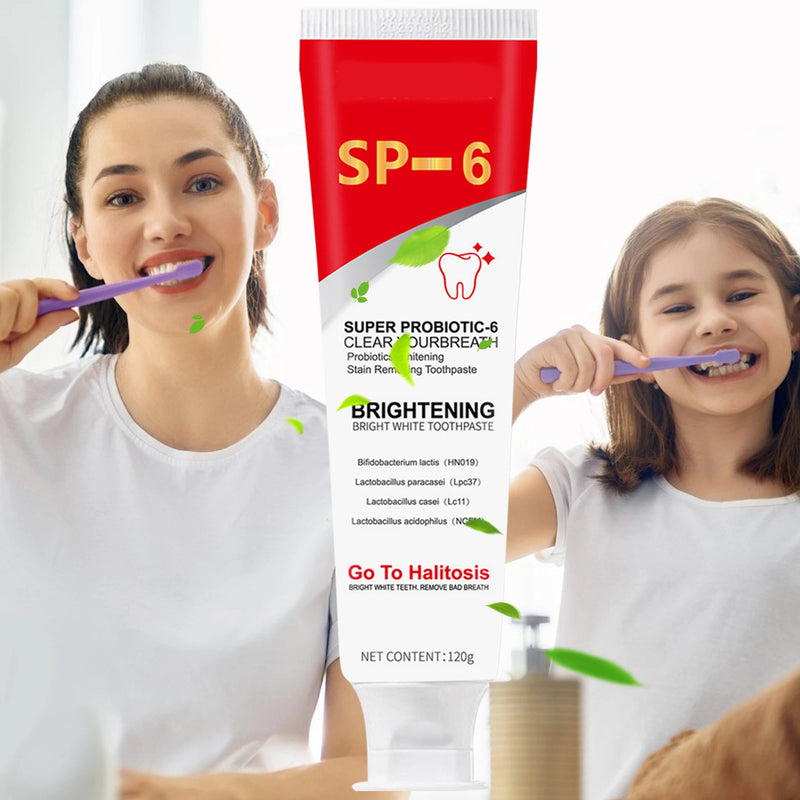 YAYASHI SP 6TM Probiotic Whitening Toothpaste - 120g - TUZZUT Qatar Online Shopping