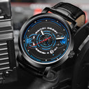 Leather Fashion Quartz Watches W852937 - TUZZUT Qatar Online Shopping