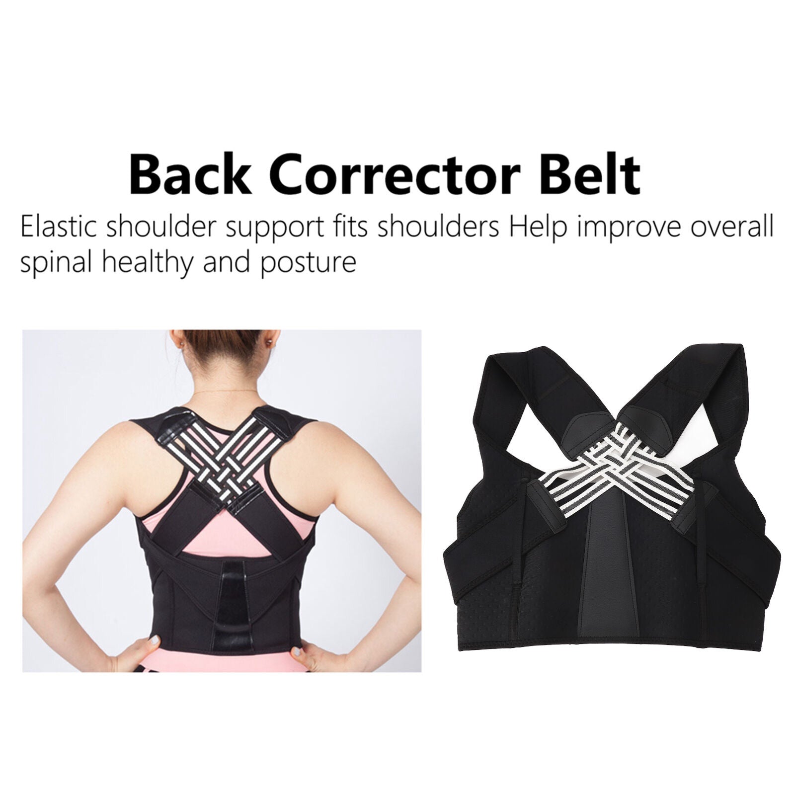 Unisex Men Women Back Posture Correction Belt 41673 Unisex Men Women Back Posture Correction Belt 41673