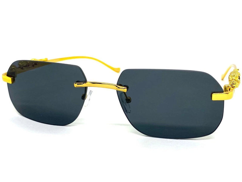 Men & Women Rectangle Leopard Arms Sunglasses S4552576 - TUZZUT Qatar Online Shopping