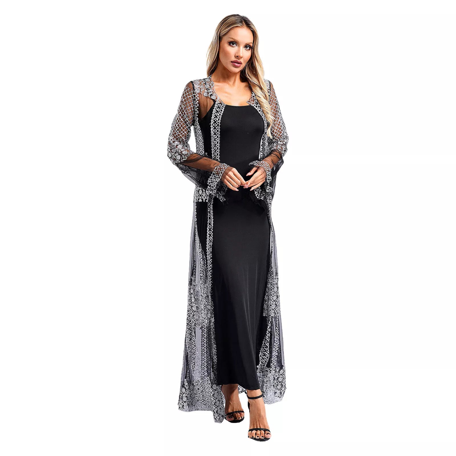 Shawl Cocktail Costume Gown Dress For Women 55896 Shawl Cocktail Costume Gown Dress For Women 55896