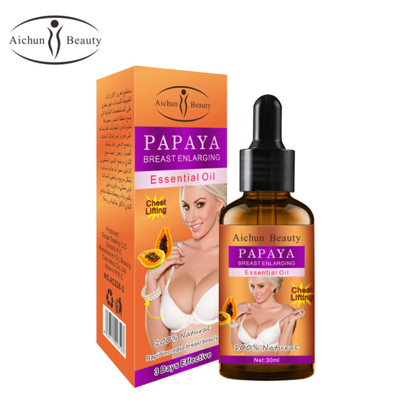 Aichun Natural Papaya Breast Lifting Enlargement Enlarging Essential Oil 30ml