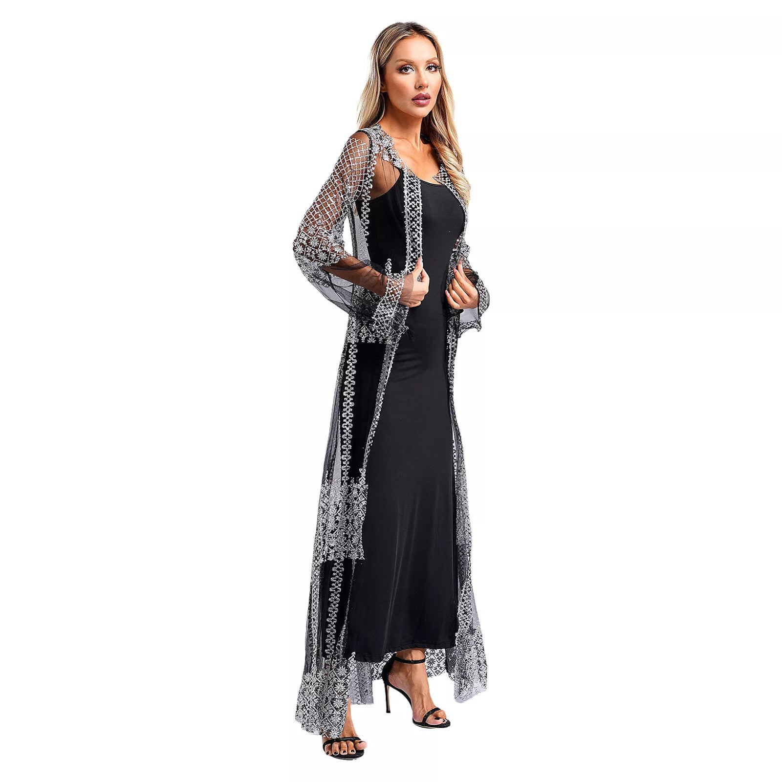 Shawl Cocktail Costume Gown Dress For Women 55896 Shawl Cocktail Costume Gown Dress For Women 55896