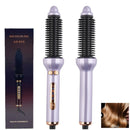 Automatic Ceramic Curling Iron 1.5 Inch Hair Brush Curler Straightener 2-Way - Tuzzut.com Qatar Online Shopping