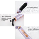 Automatic Ceramic Curling Iron 1.5 Inch Hair Brush Curler Straightener 2-Way - Tuzzut.com Qatar Online Shopping
