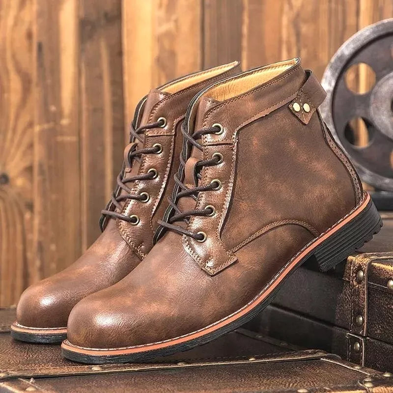 Brown Lace Up Ankle Chukka Boots 6078 - TUZZUT Qatar Online Shopping