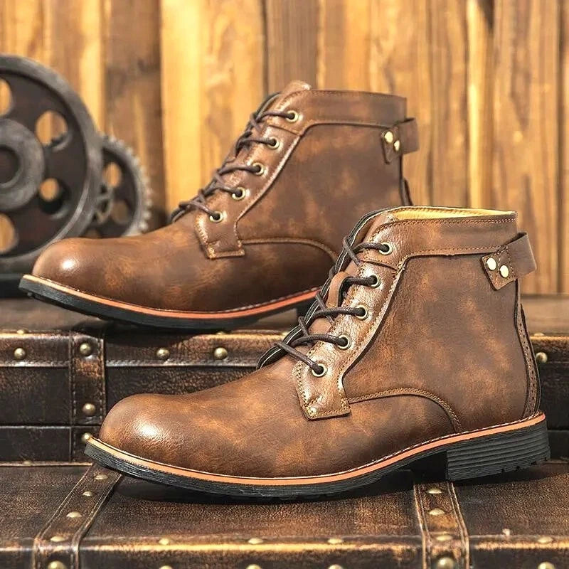 Brown Lace Up Ankle Chukka Boots 6078 Brown Lace Up Ankle Chukka Boots 6078