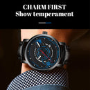 Leather Fashion Quartz Watches W852937 - TUZZUT Qatar Online Shopping