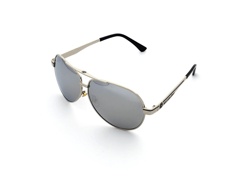 Metal Aviator Silver Frame Sunglasses MB9900 - TUZZUT Qatar Online Shopping