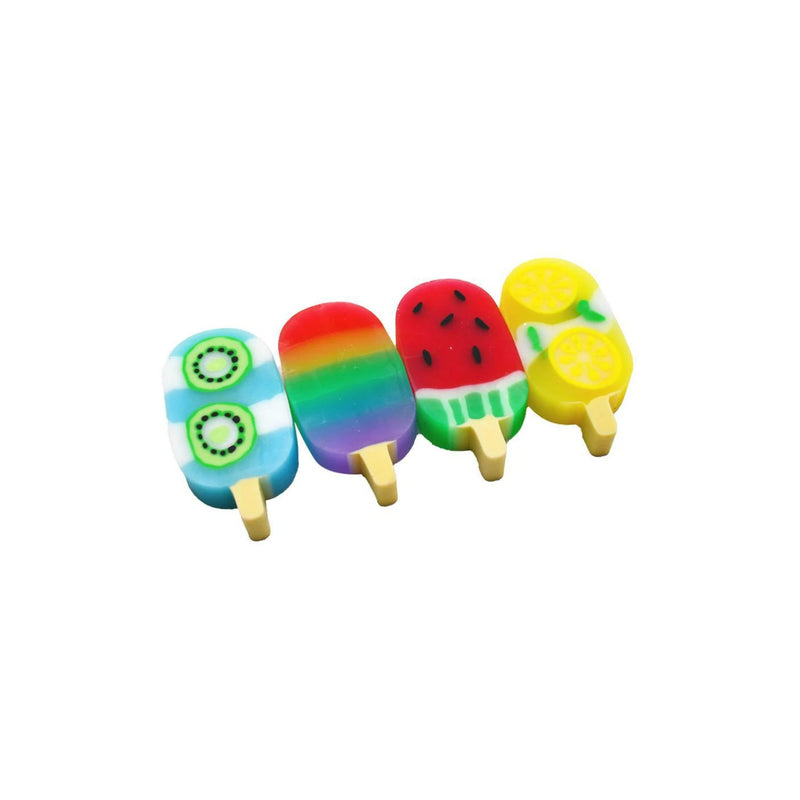 Ice Cream Shaped Rubber Eraser Set (4pcs/pack) - TUZZUT Qatar Online Shopping