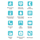 2in1 Waterproof Smart Watch With TWS Bluetooth 5.0 Earbuds Wireless Headset - TUZZUT Qatar Online Shopping