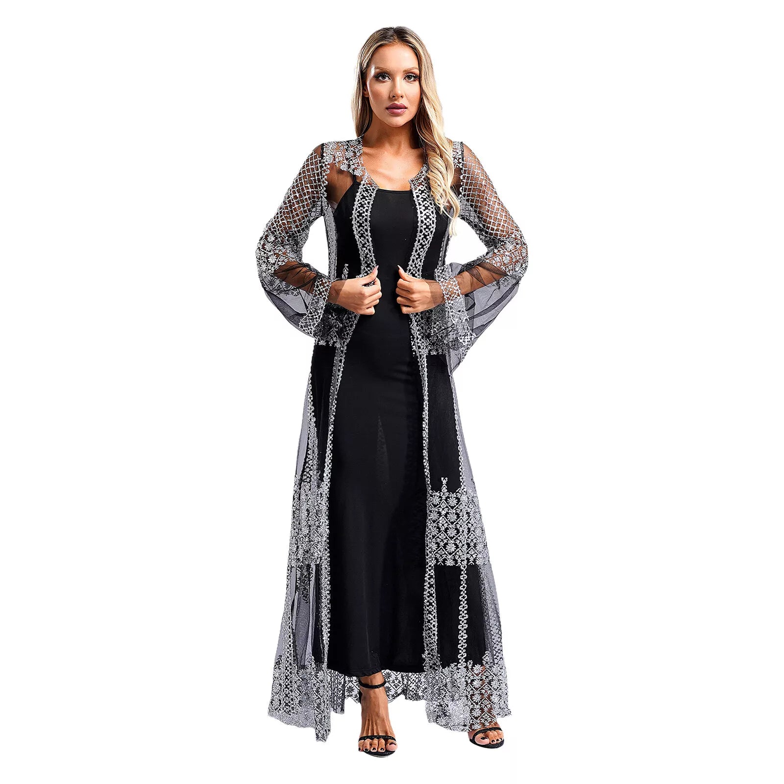 Shawl Cocktail Costume Gown Dress For Women 55896 Shawl Cocktail Costume Gown Dress For Women 55896