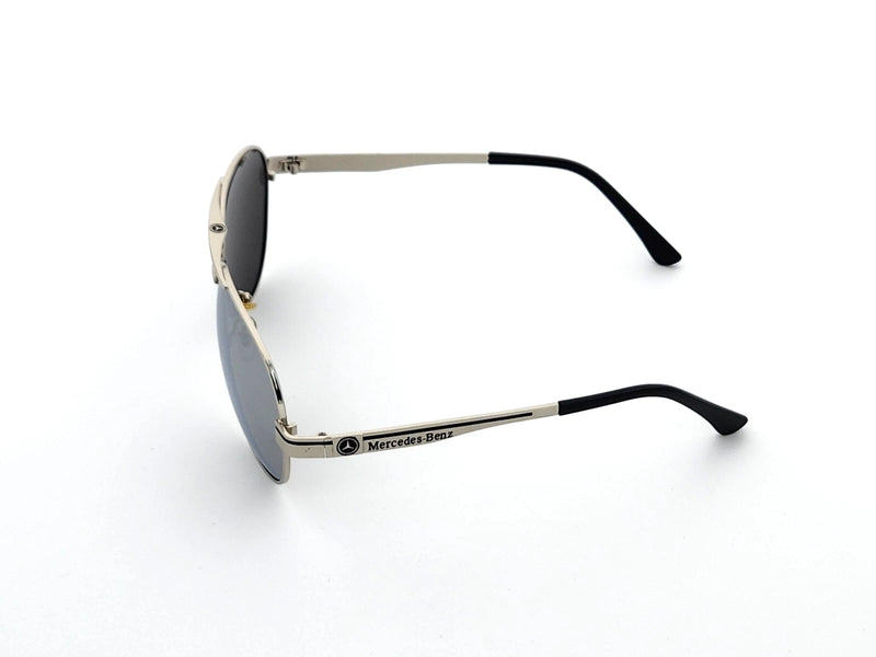 Metal Aviator Silver Frame Sunglasses MB9900 - TUZZUT Qatar Online Shopping
