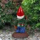 Naughty Garden Gnome for Lawn Ornament Funny Dwarfs For Indoor Outdoor 12Cm - TUZZUT Qatar Online Shopping