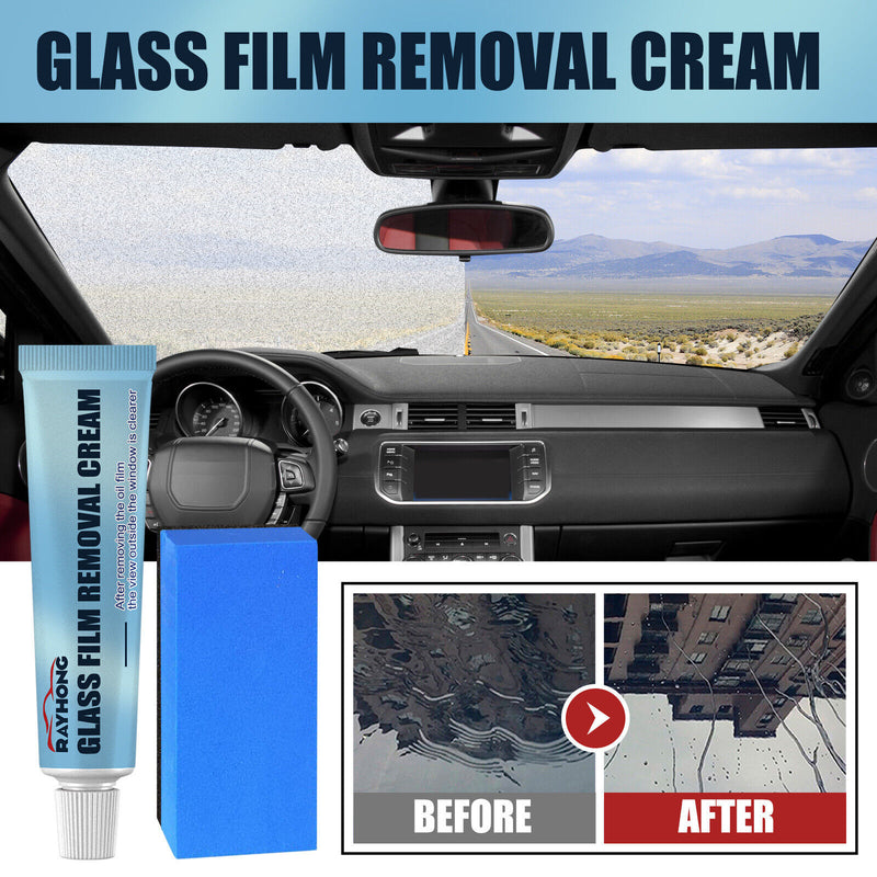 Car Glass Oil Film Cleaner Removal Cream Paste Windshield Water Spot Remover