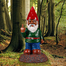Naughty Garden Gnome for Lawn Ornament Funny Dwarfs For Indoor Outdoor 12Cm - TUZZUT Qatar Online Shopping