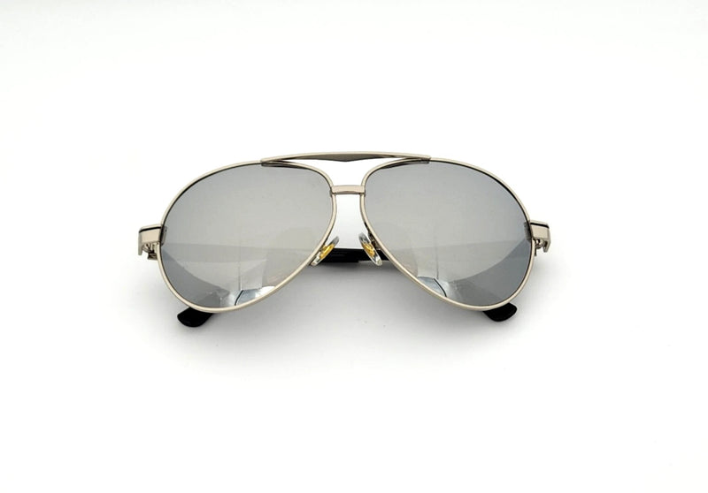 Metal Aviator Silver Frame Sunglasses MB9900 - TUZZUT Qatar Online Shopping