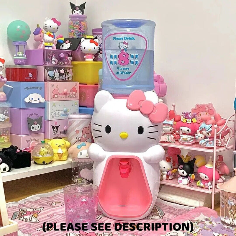 2000ml Water Dispenser Hello Kitty Mini Anime My Melody Cartoon Drinking Pink Light - TUZZUT Qatar Online Shopping