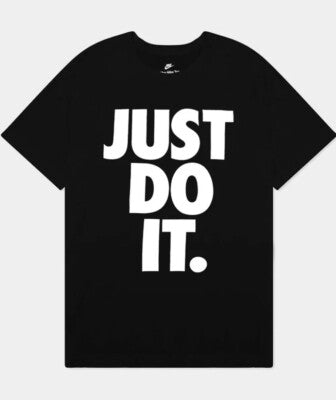 Womens Just Do It T-Shirt Big Logo Crewneck Tshirt 478 Womens Just Do It T-Shirt Big Logo Crewneck Tshirt 478