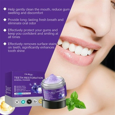 Teeth Restoration Mineral Powder - TUZZUT Qatar Online Shopping